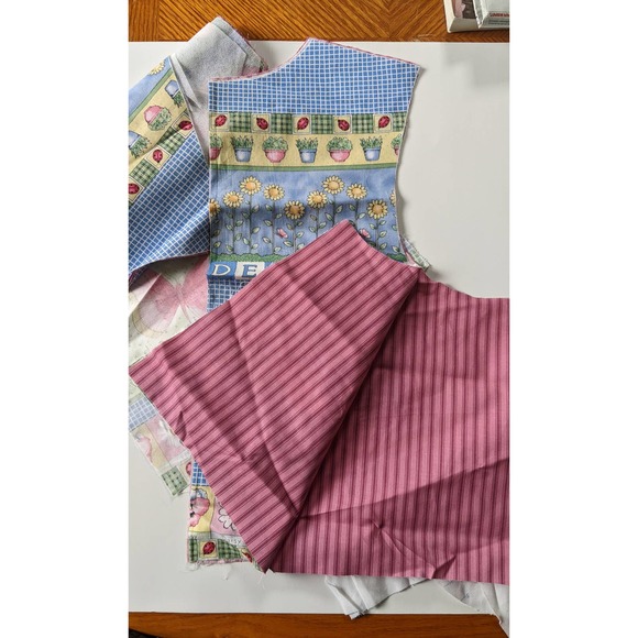 Vintage 90's Green Thumb Vest by Fabric Traditions Garden Themed Fabric Panel - Picture 3 of 5